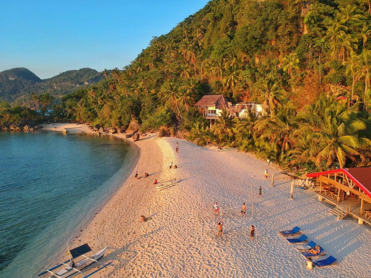 White Beach Front And Cottages Buruanga Exteriör bild